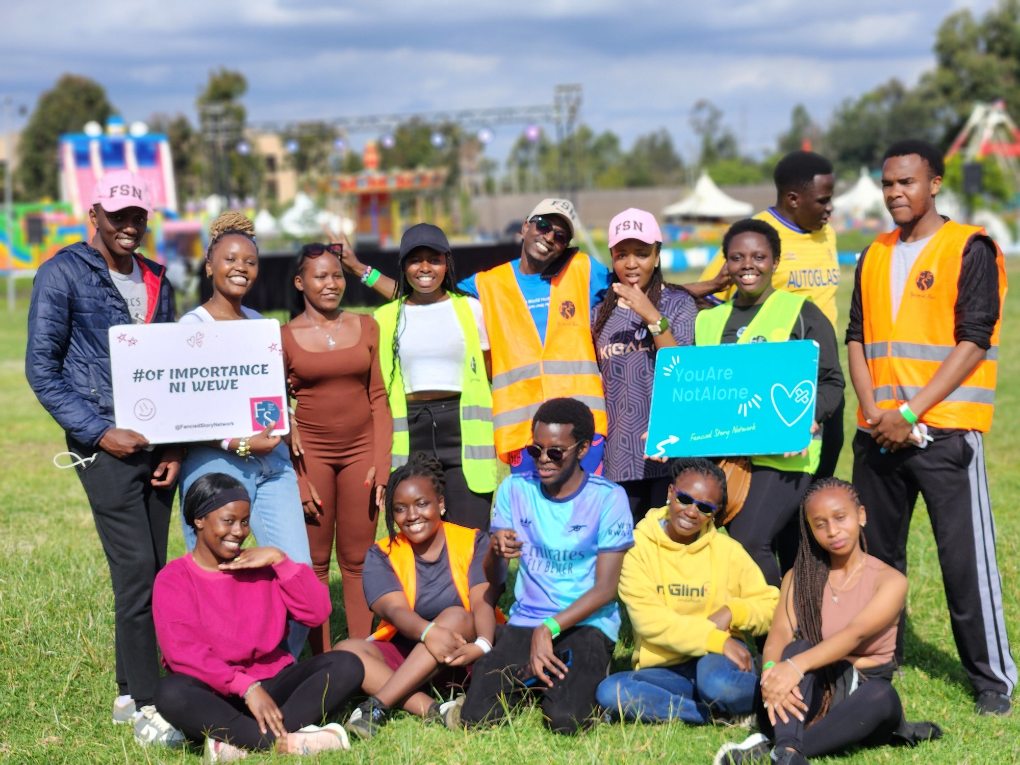 FSN team in orange vests at Niskizee Festival