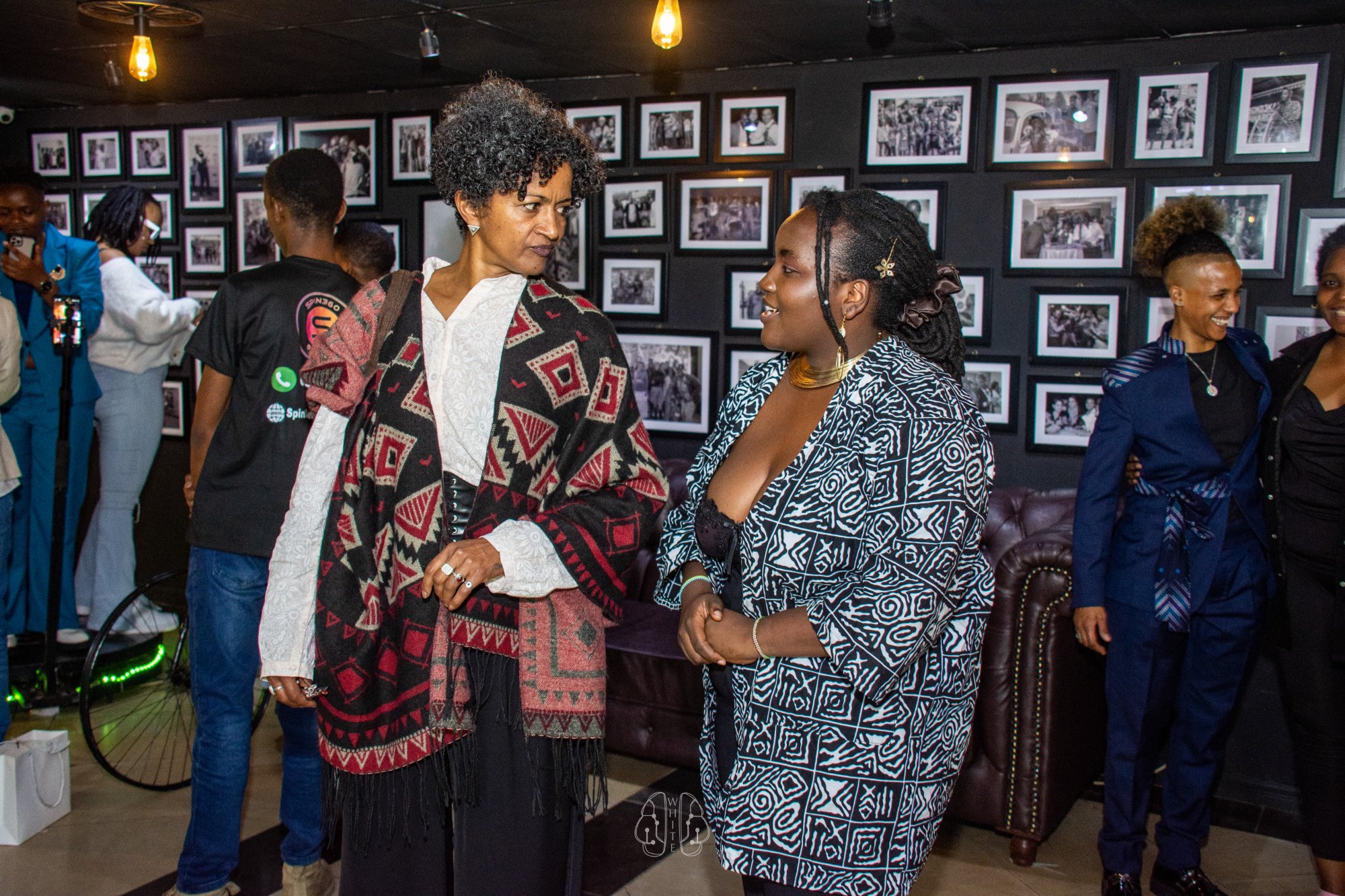 Two women in conversation at FSN community event